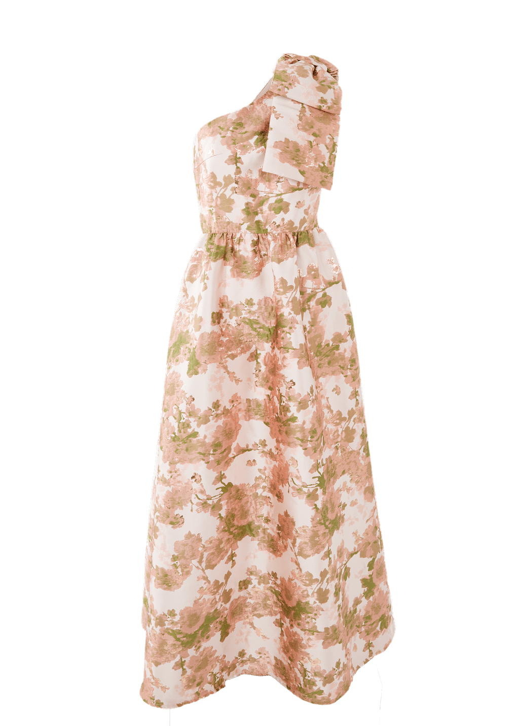Robe Caroline en jacquard gypsophile