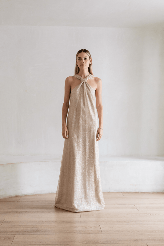 Robe longue dos nu Haze
