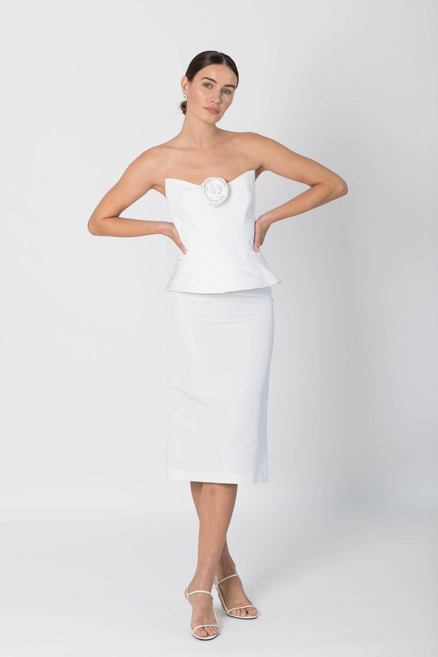 Jupe Delicias, blanche