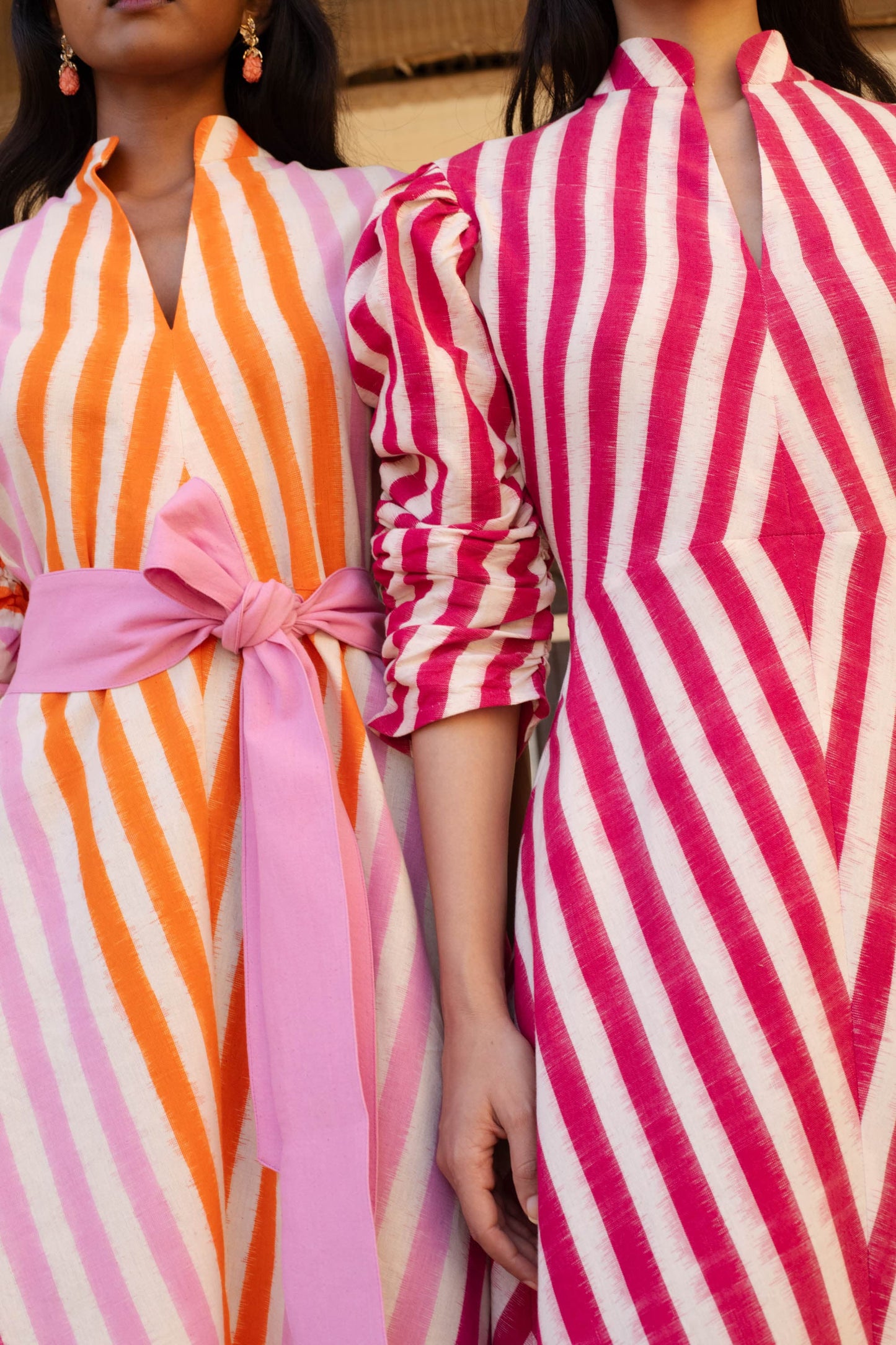 Robe illusion multicolore