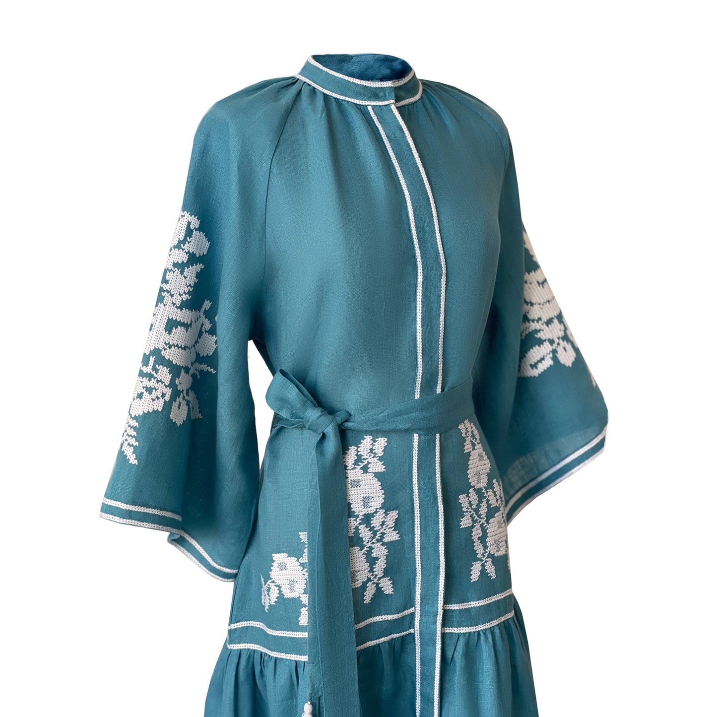 Robe cygne turquoise