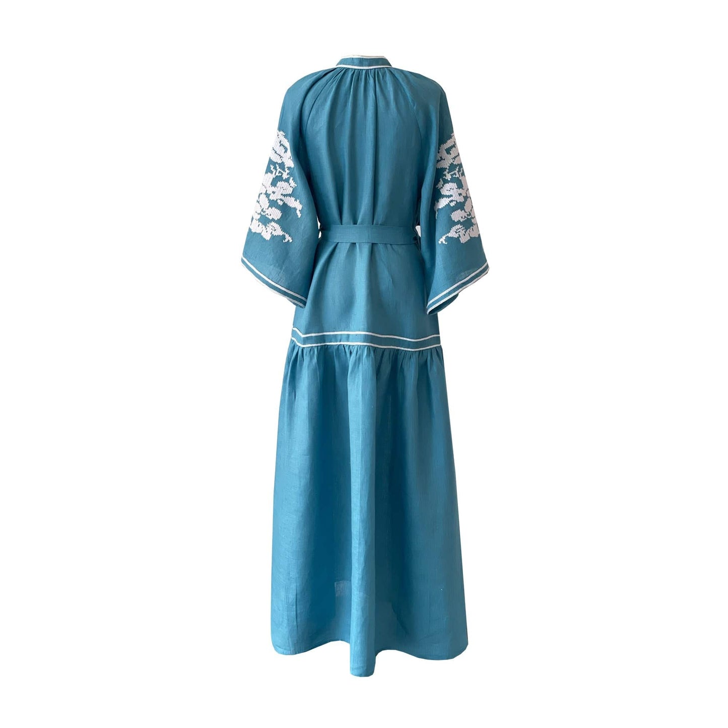 Robe cygne turquoise
