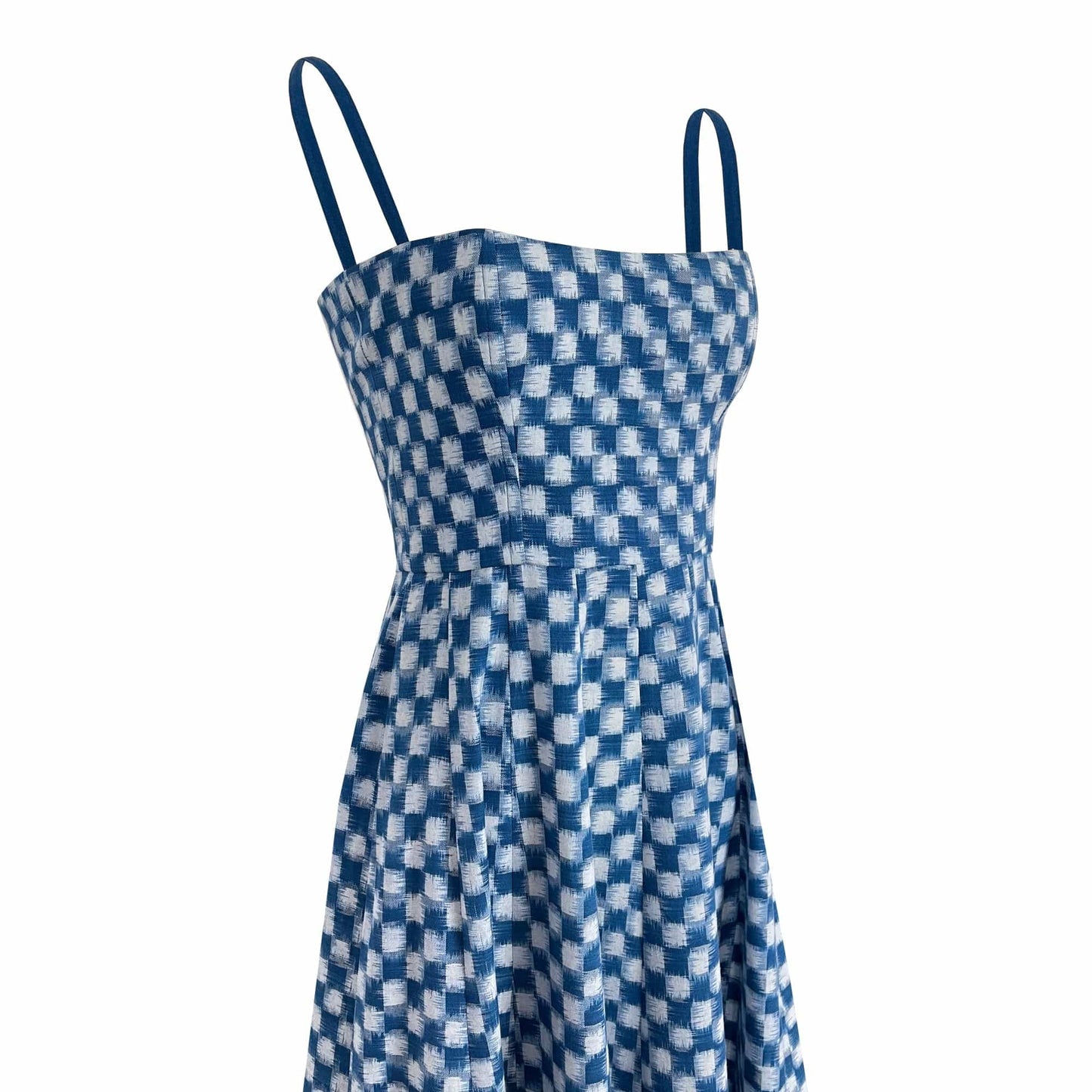 Robe échec et mat bleue