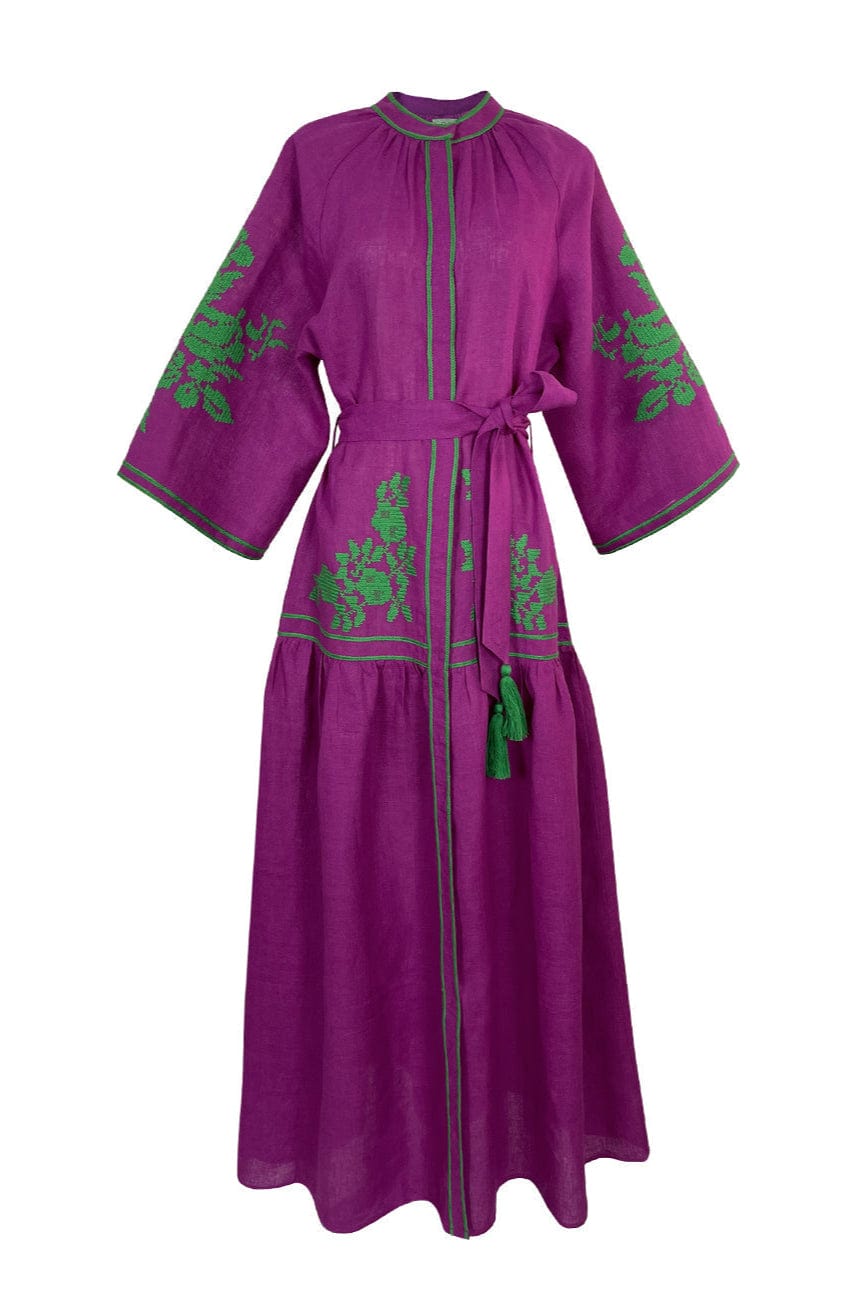 Robe cygne raisin