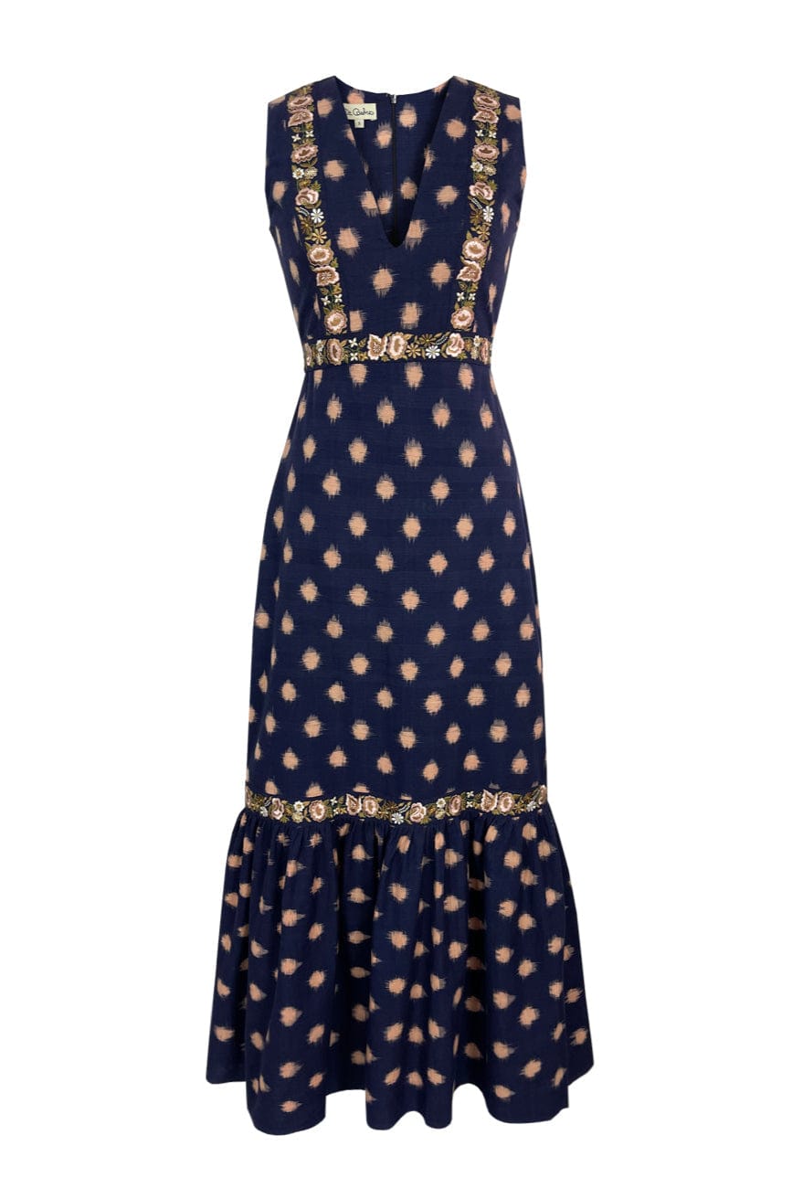 Robe à pois fleuris