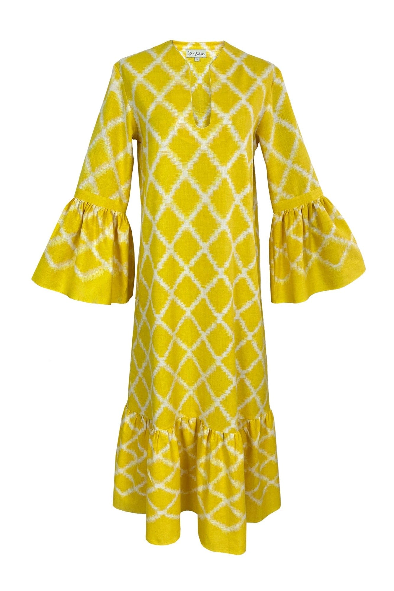 Robe à losanges jaunes