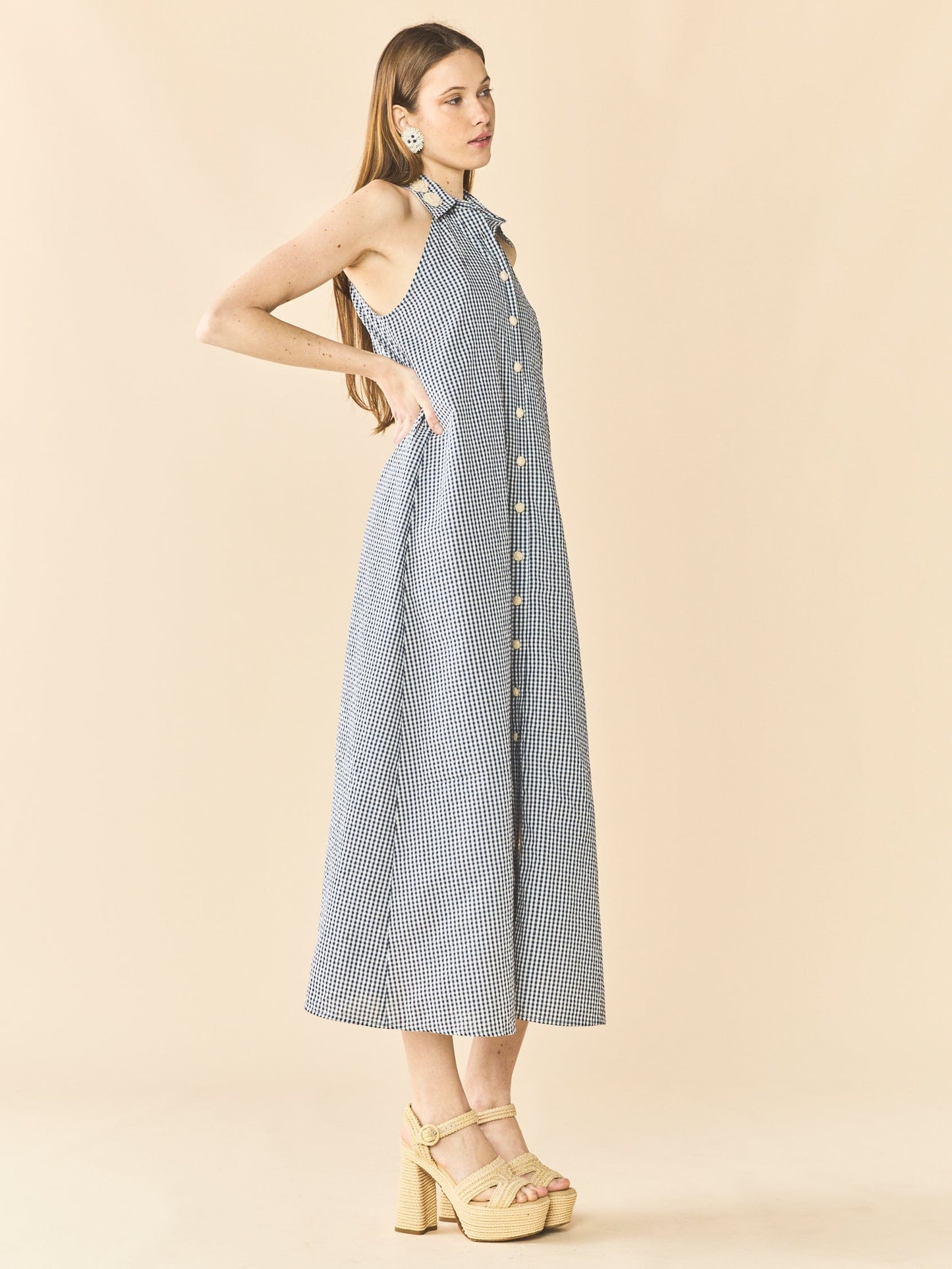 Collaboration Robe à col camisole x Rainey