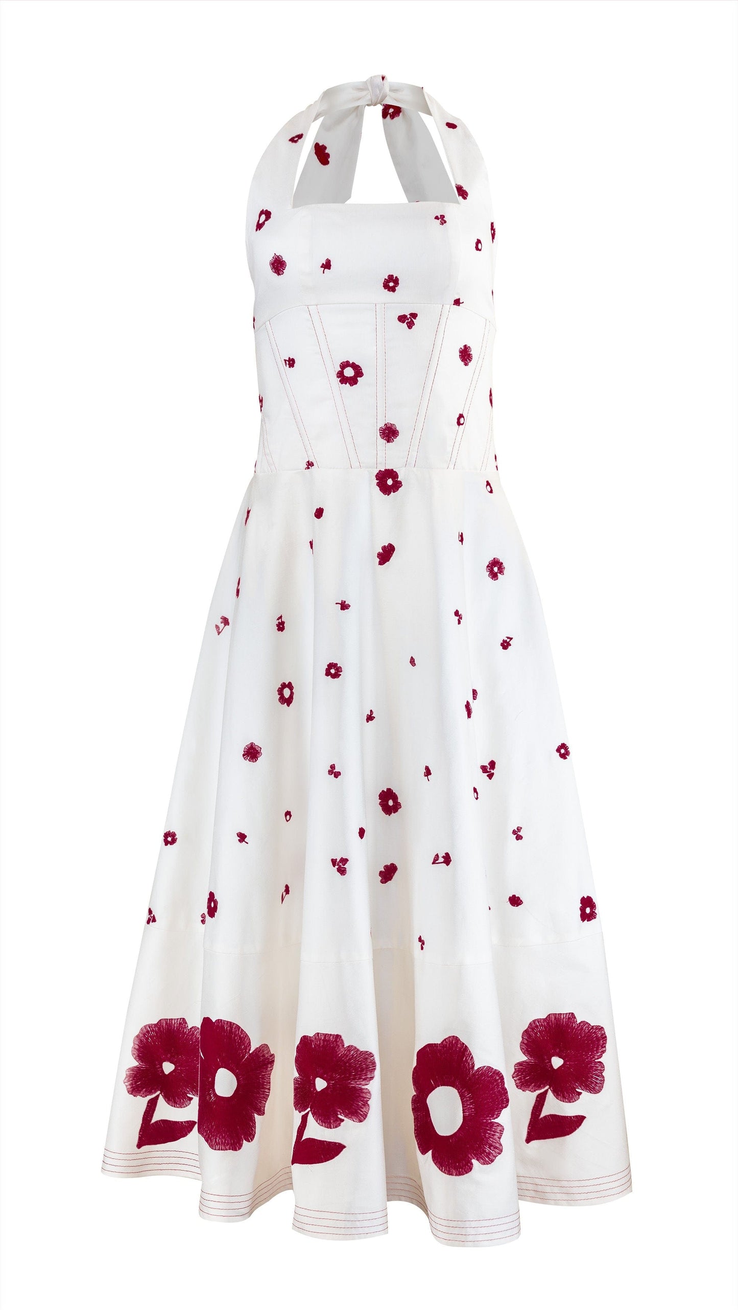 Robe à fleurs pop