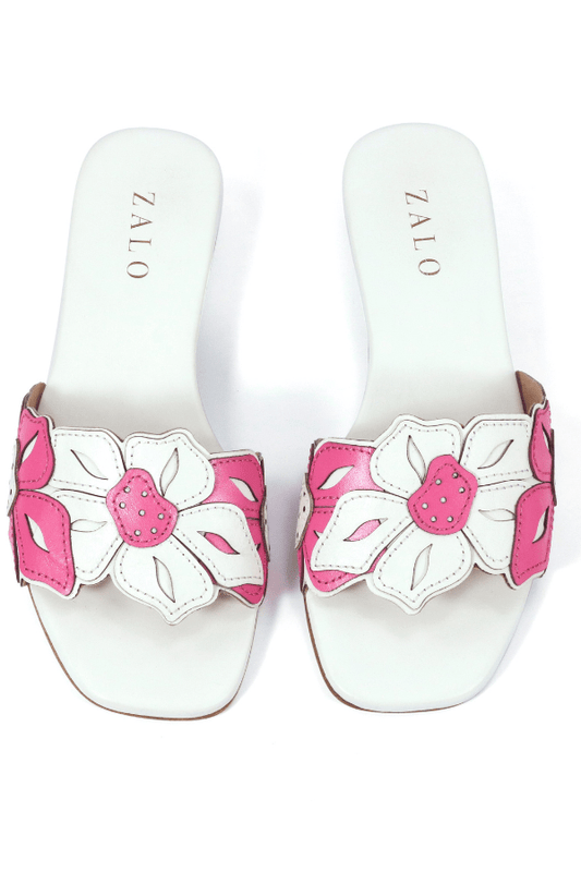 Flora Slide Blanc
