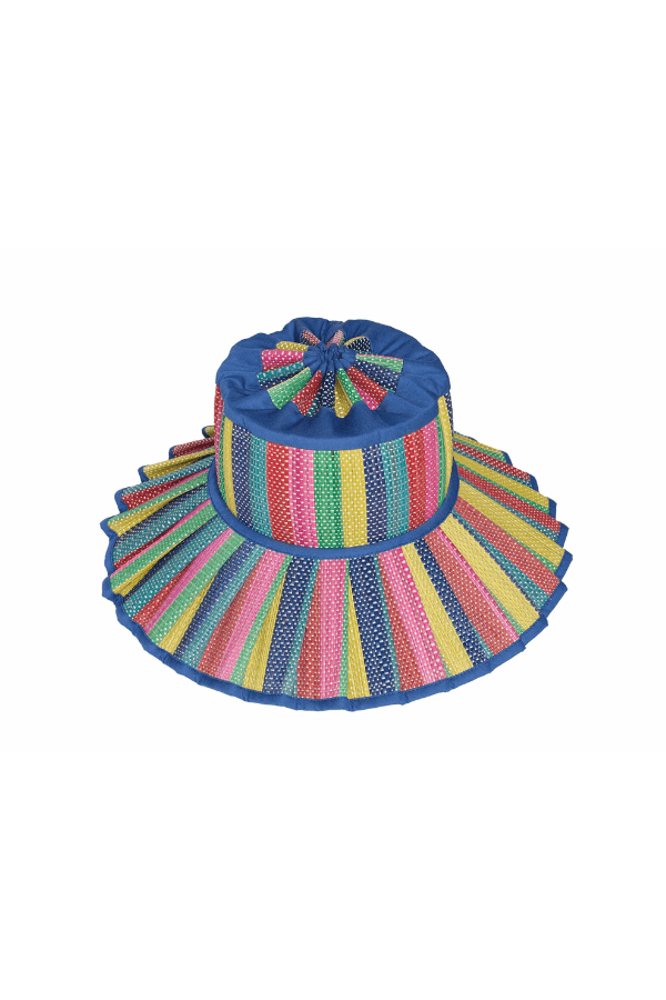 Soirée Resort | Bleu outremer | Chapeau Capri de luxe
