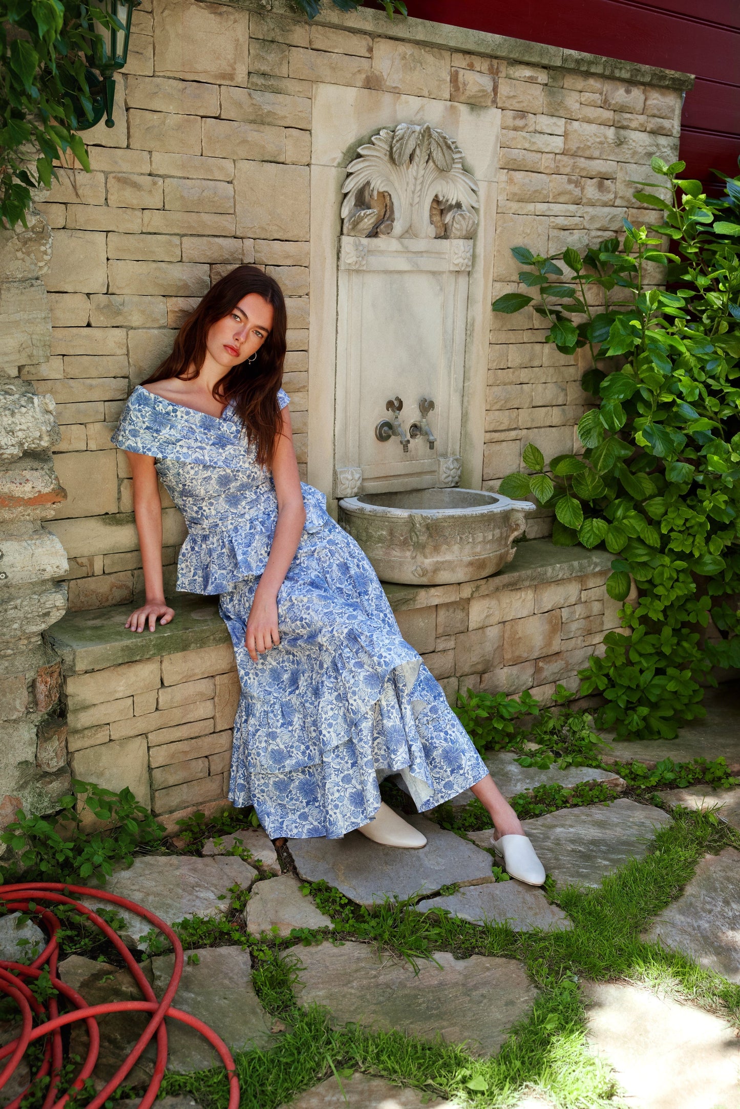 Ensemble Lily en bleu