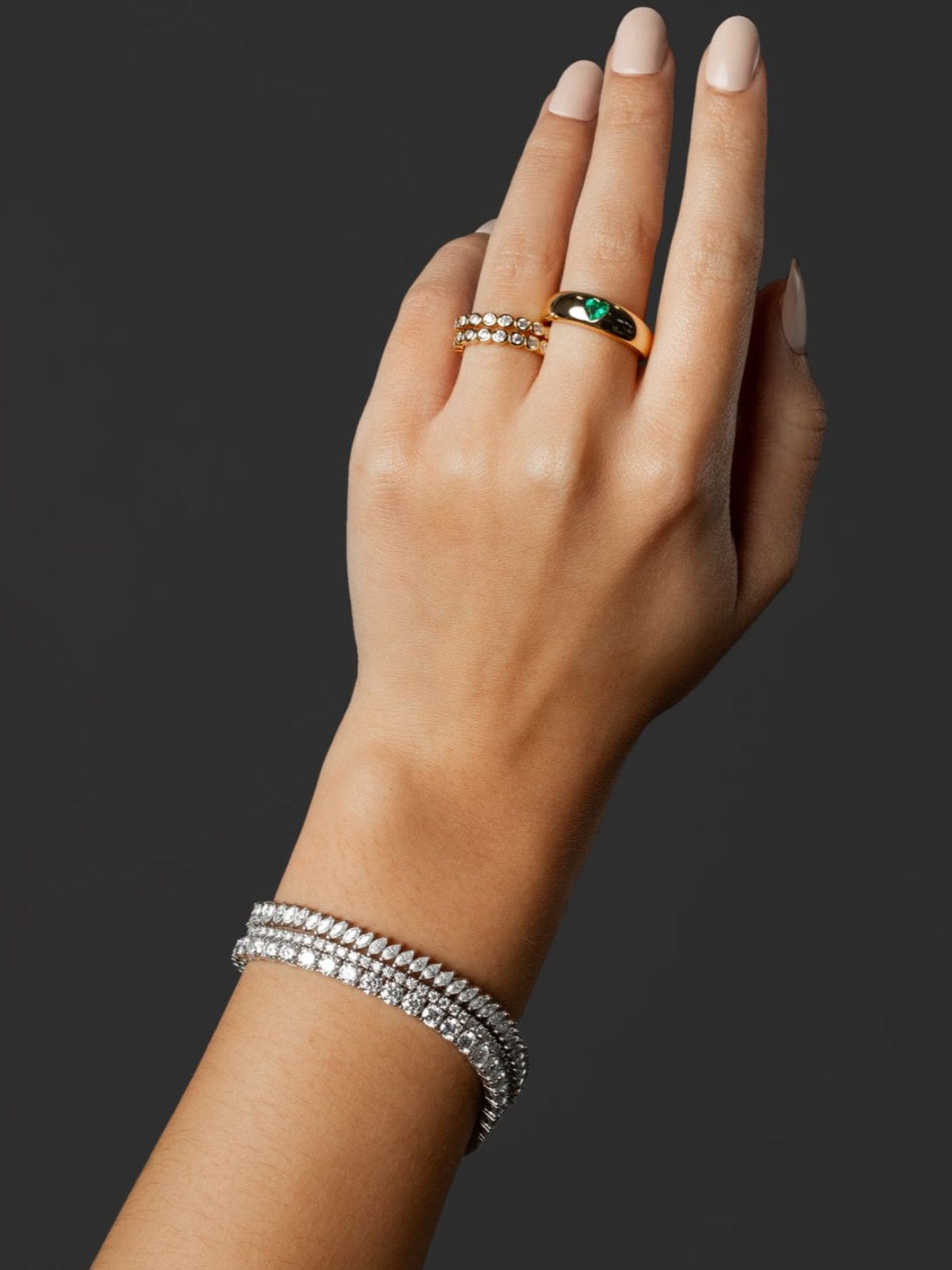 Bracelet tennis Arden Marquise 4 mm