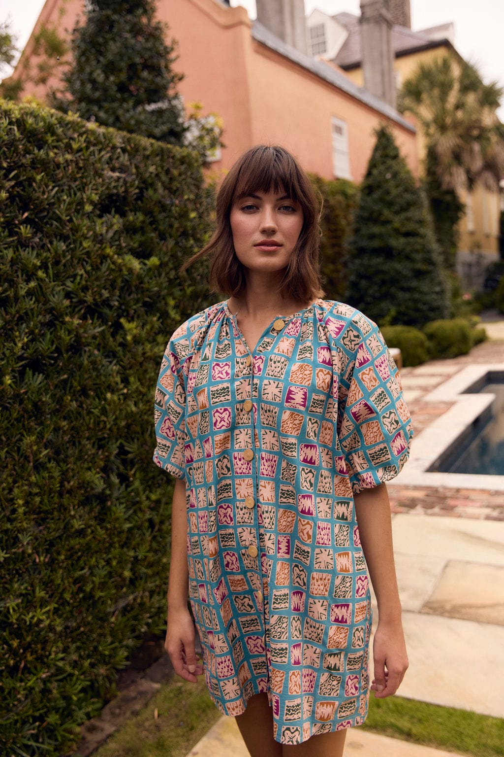 Robe Frannie - Carreaux de mer