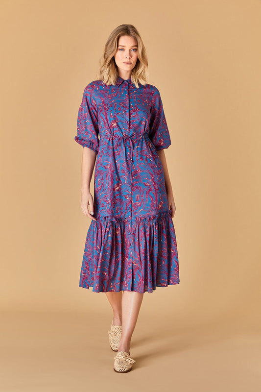 Robe Grace - Feuille de bananier