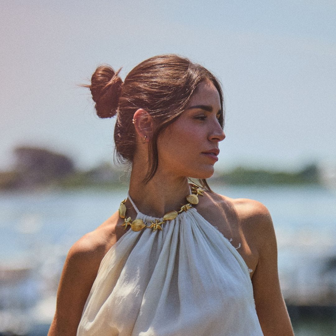 Collier coquillage et étoile de mer