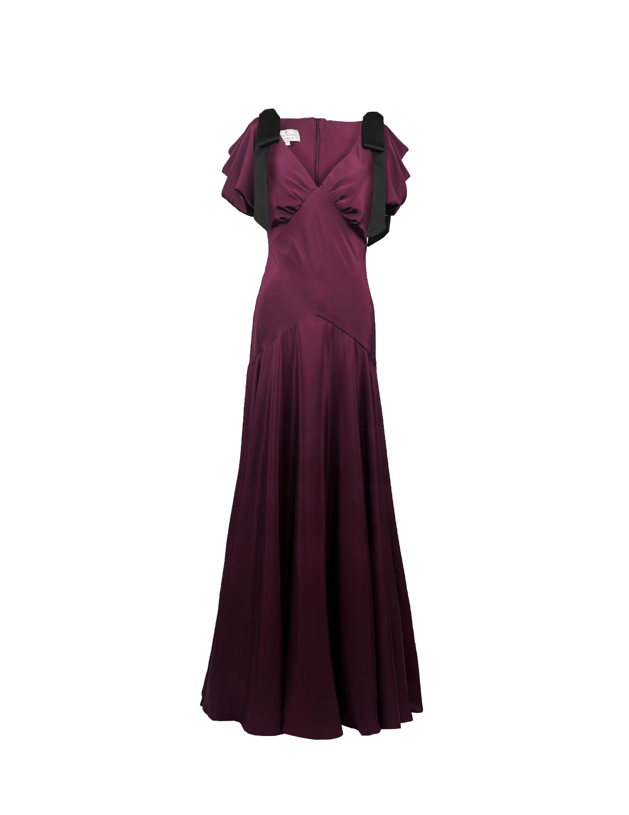 Robe à nœud Amara Mûre