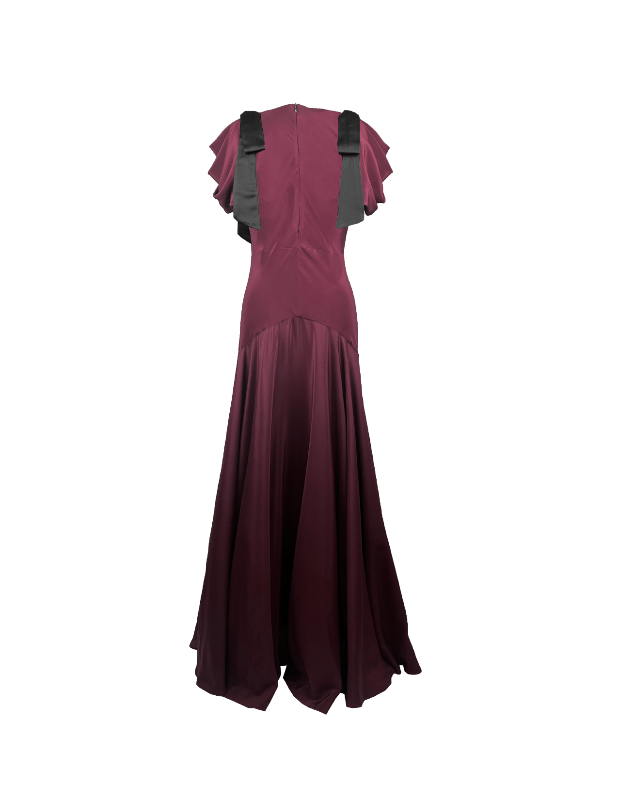 Robe à nœud Amara Mûre
