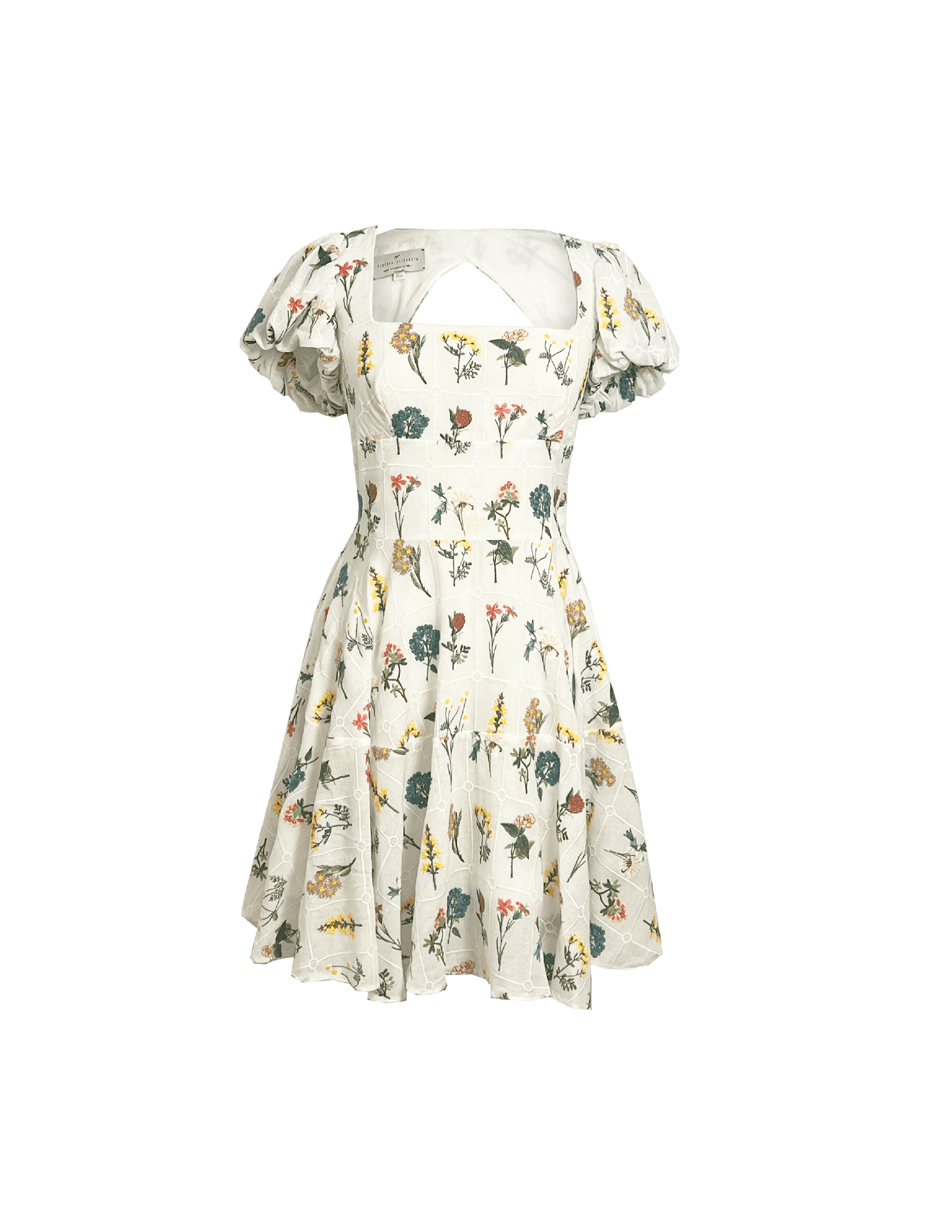 Octavia Fleur sauvage brodée