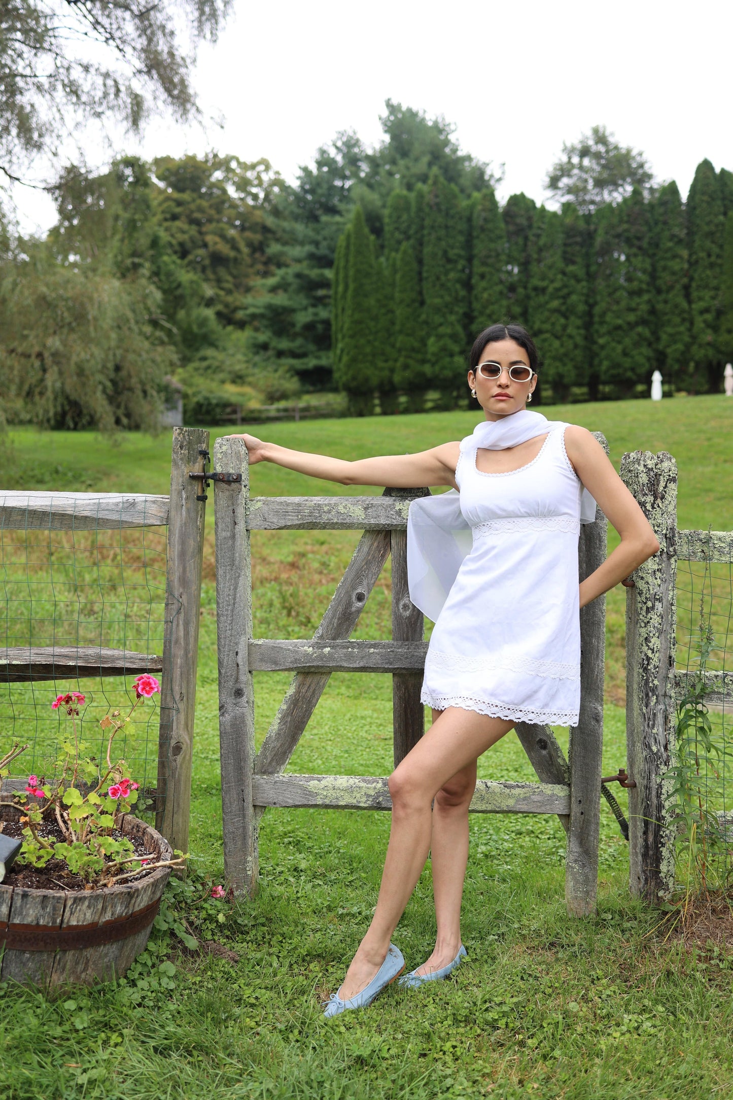 Robe Bardot Blanche