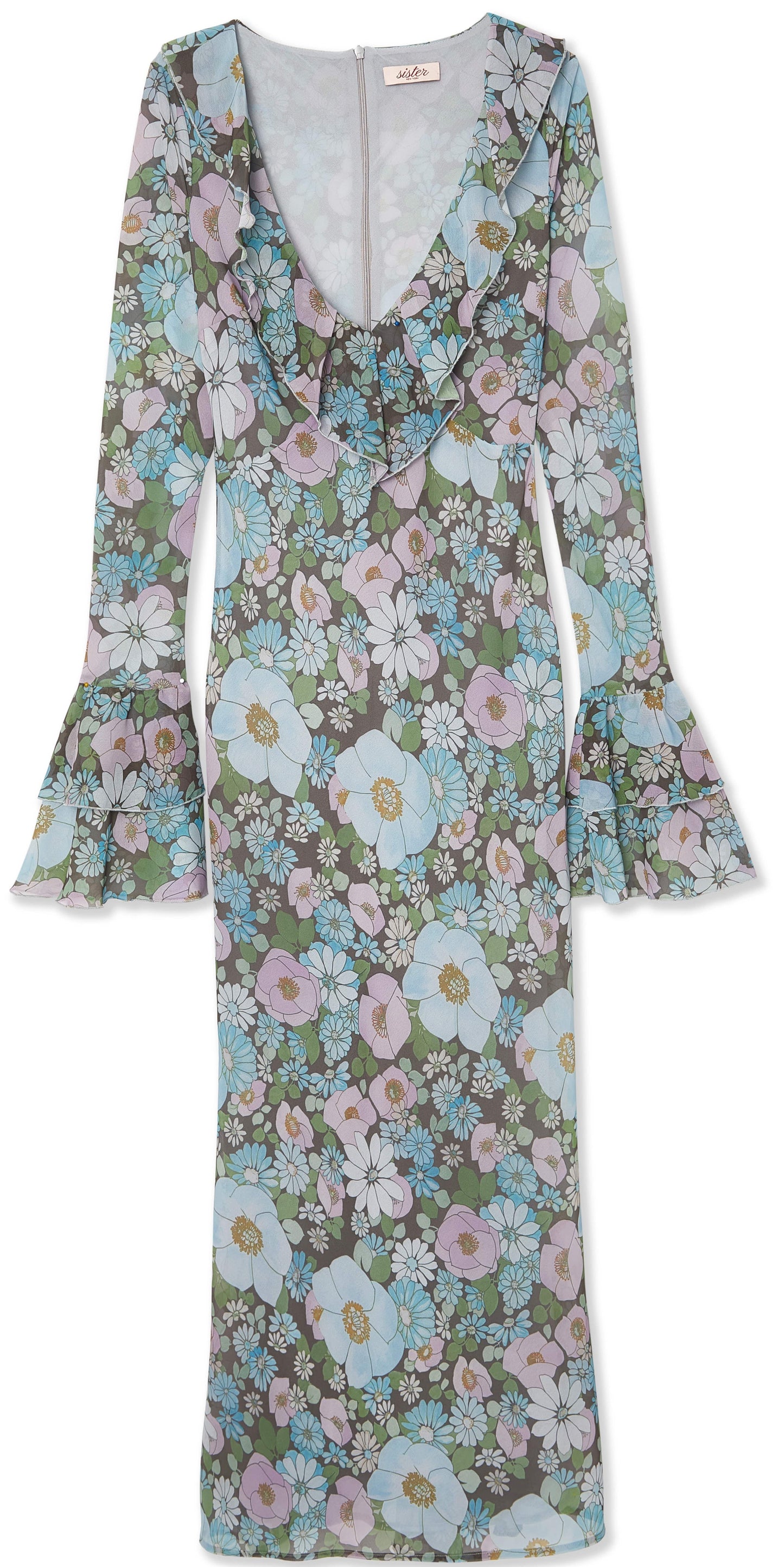 Robe Shellona à fleurs vintage
