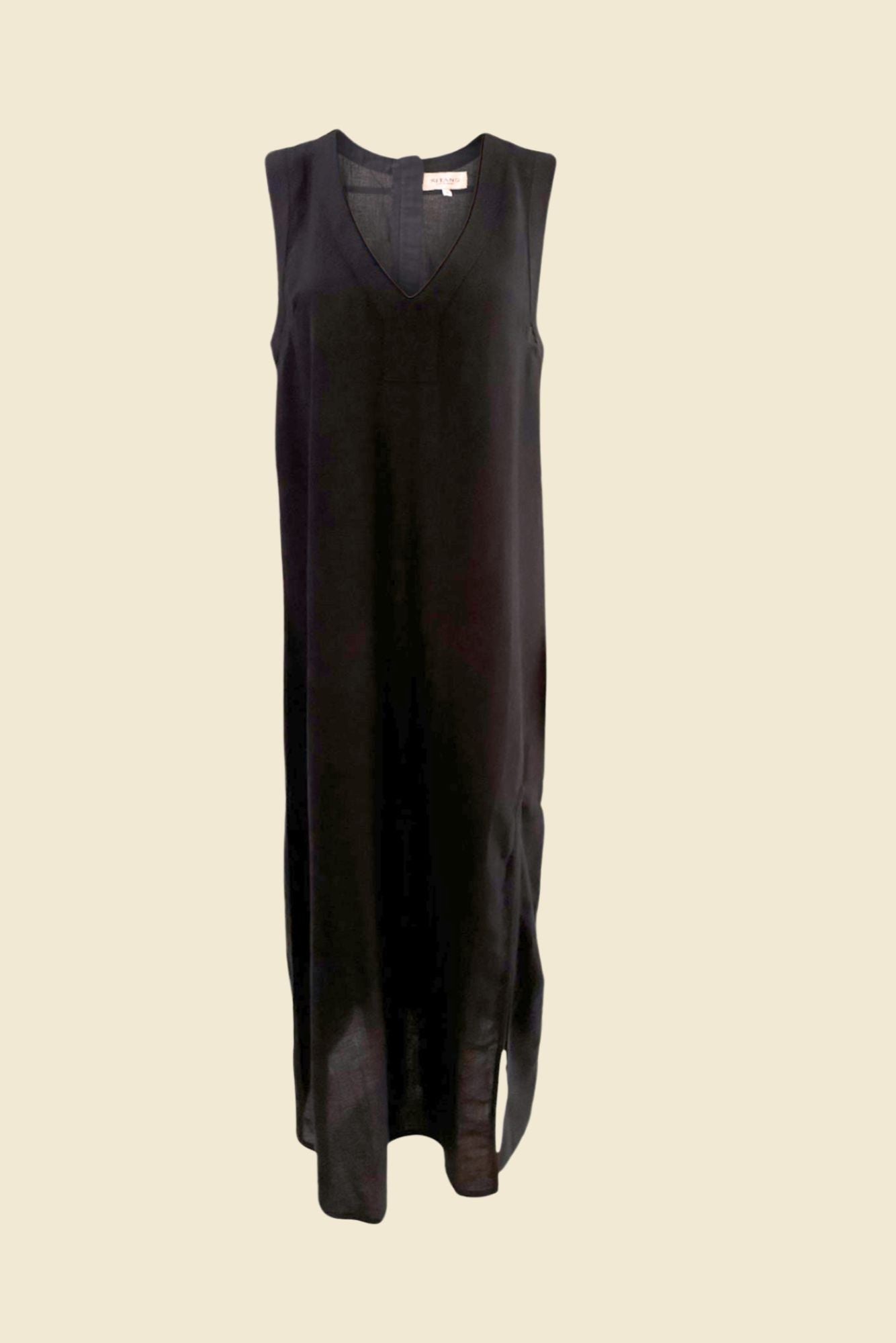 Robe mi-longue Grotta - Noir