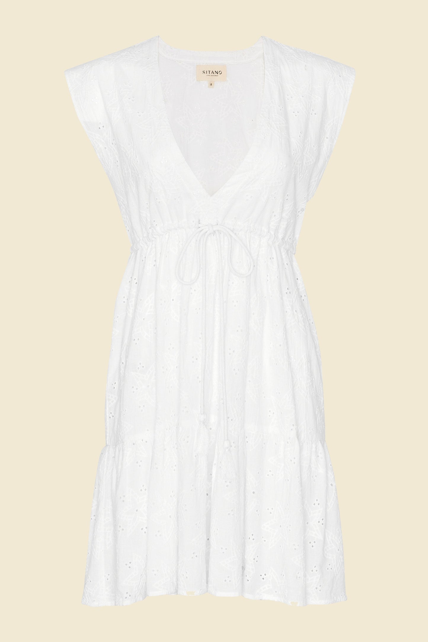 Robe Ravello - Blanc étoilé