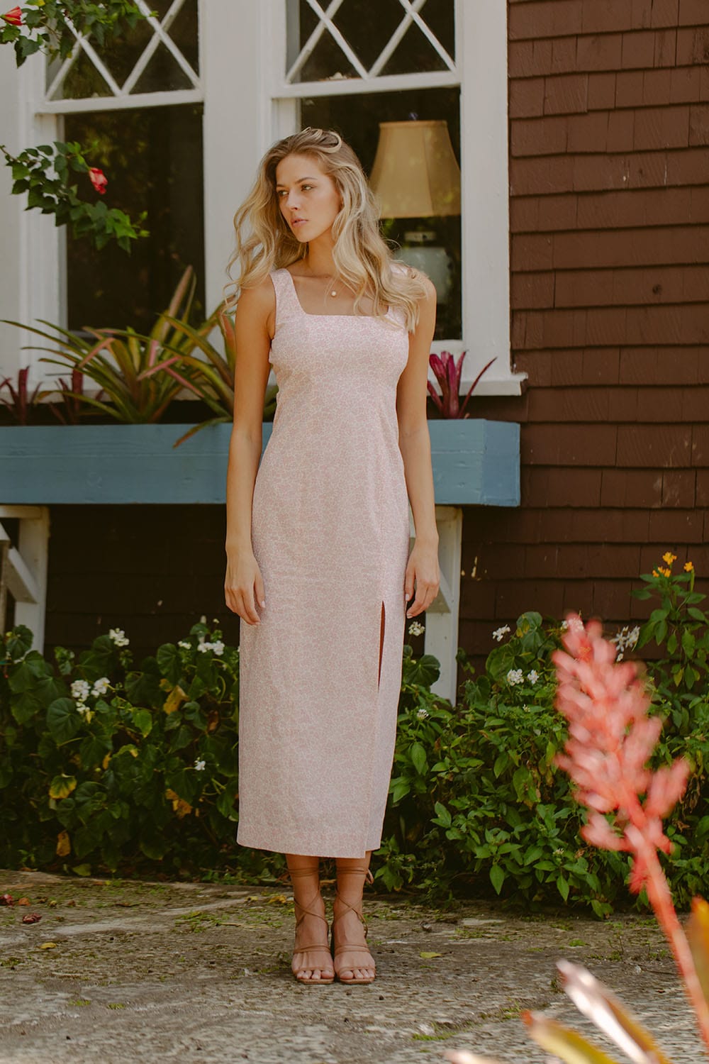 La robe Betsey en rose primevère