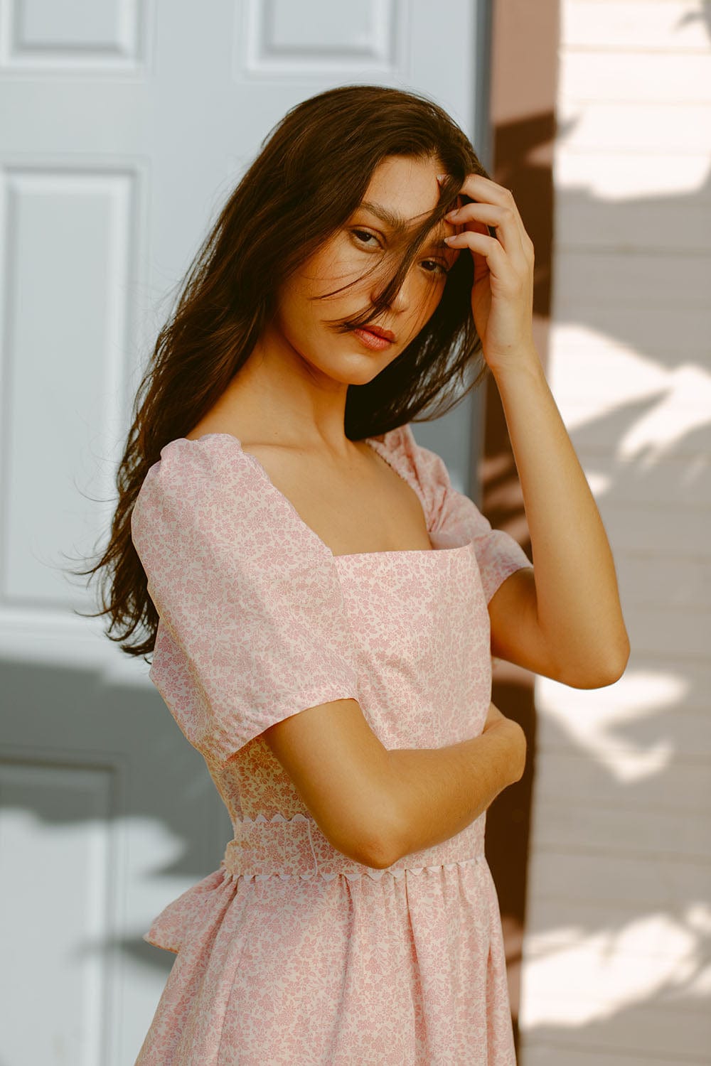 La robe Grayson en rose primevère