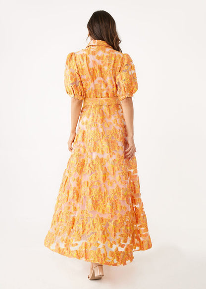 Robe Charlotte en organza fleur d'oranger