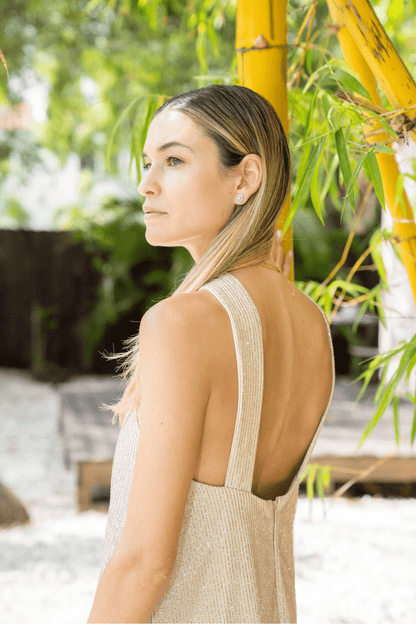 Robe longue dos nu Haze