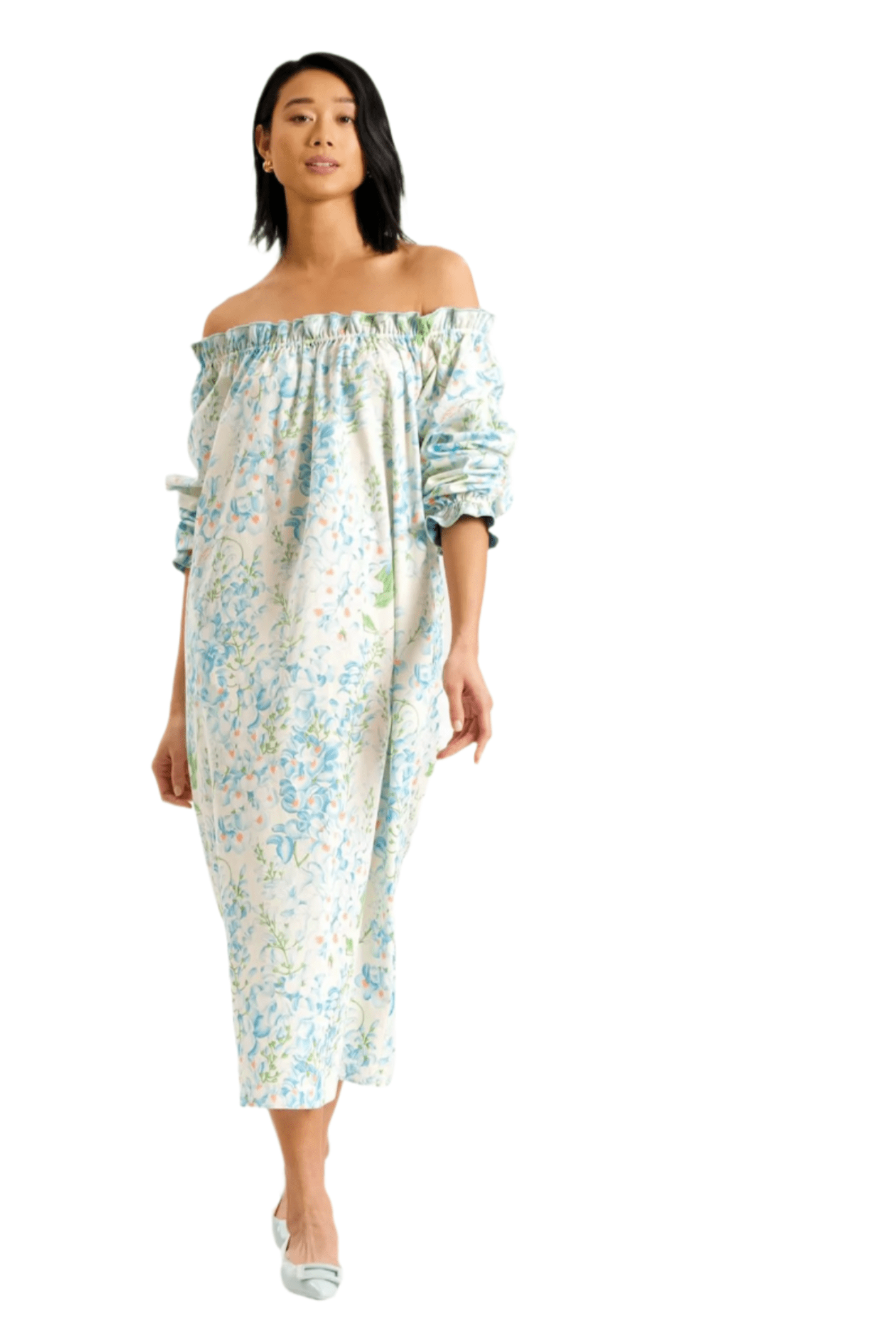 Robe fleurie Grace Wisteria