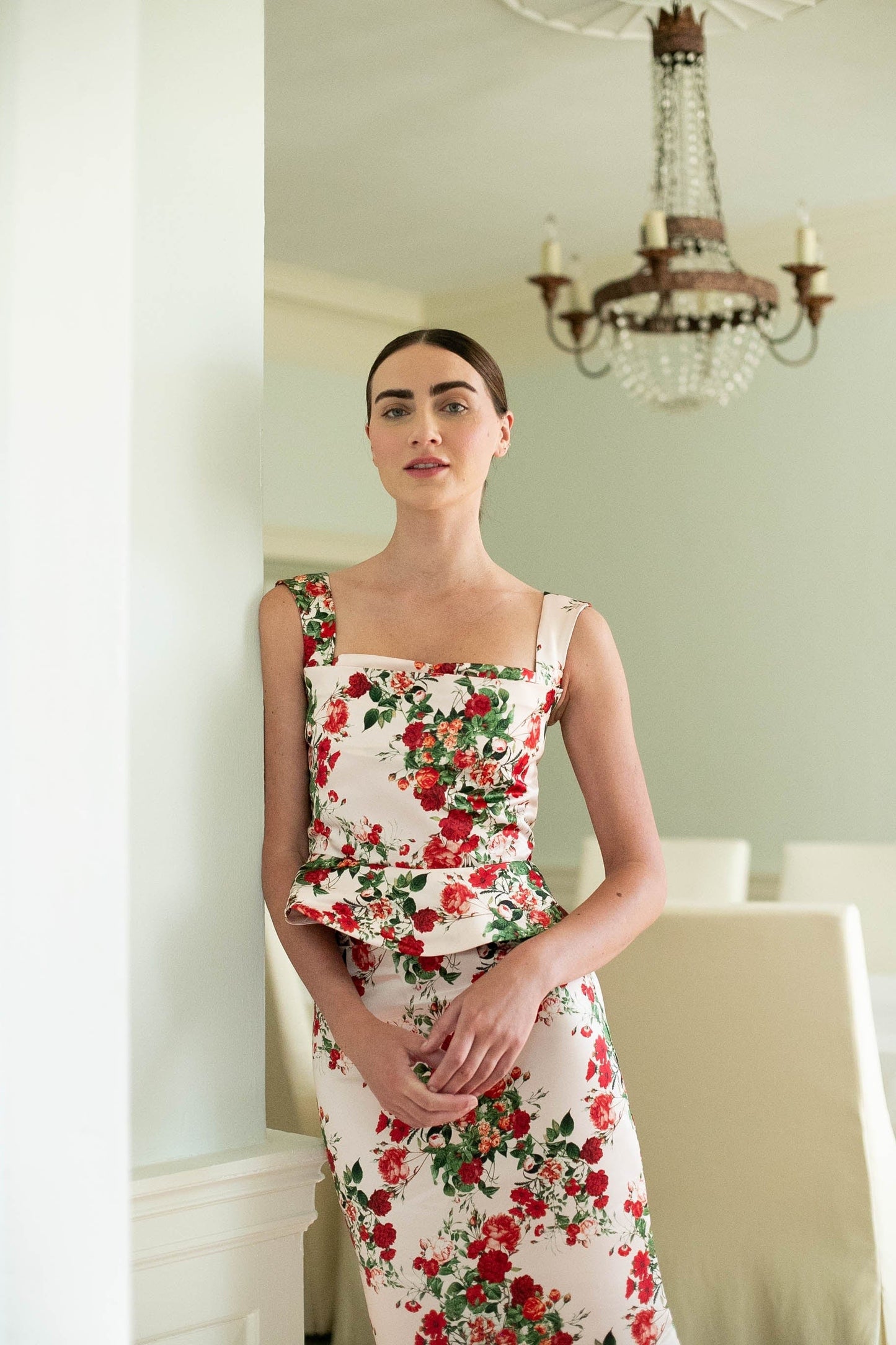 Rosso Top Garden Floral