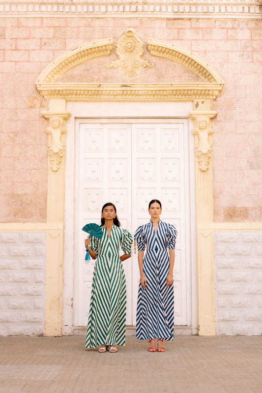 Robe Illusion Bleue