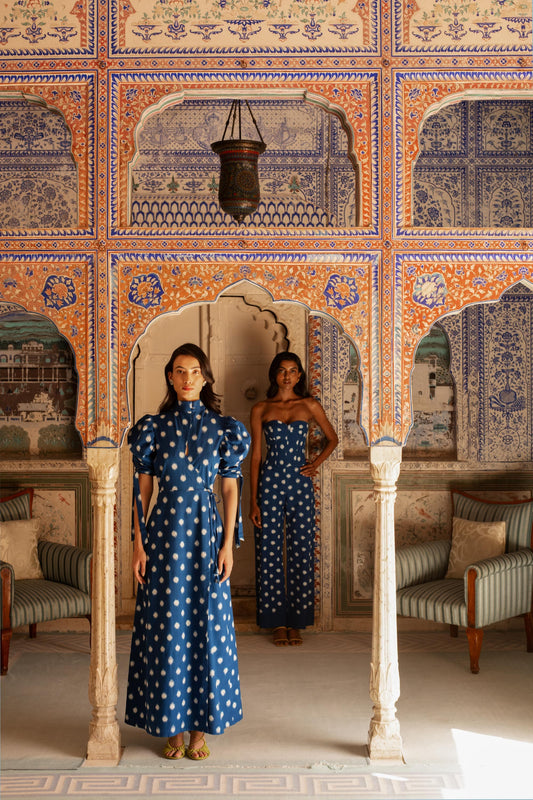 Robe Campo en bleu