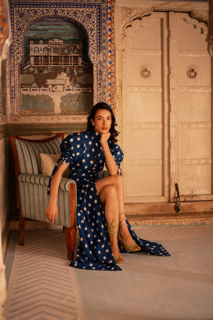 Robe Campo en bleu