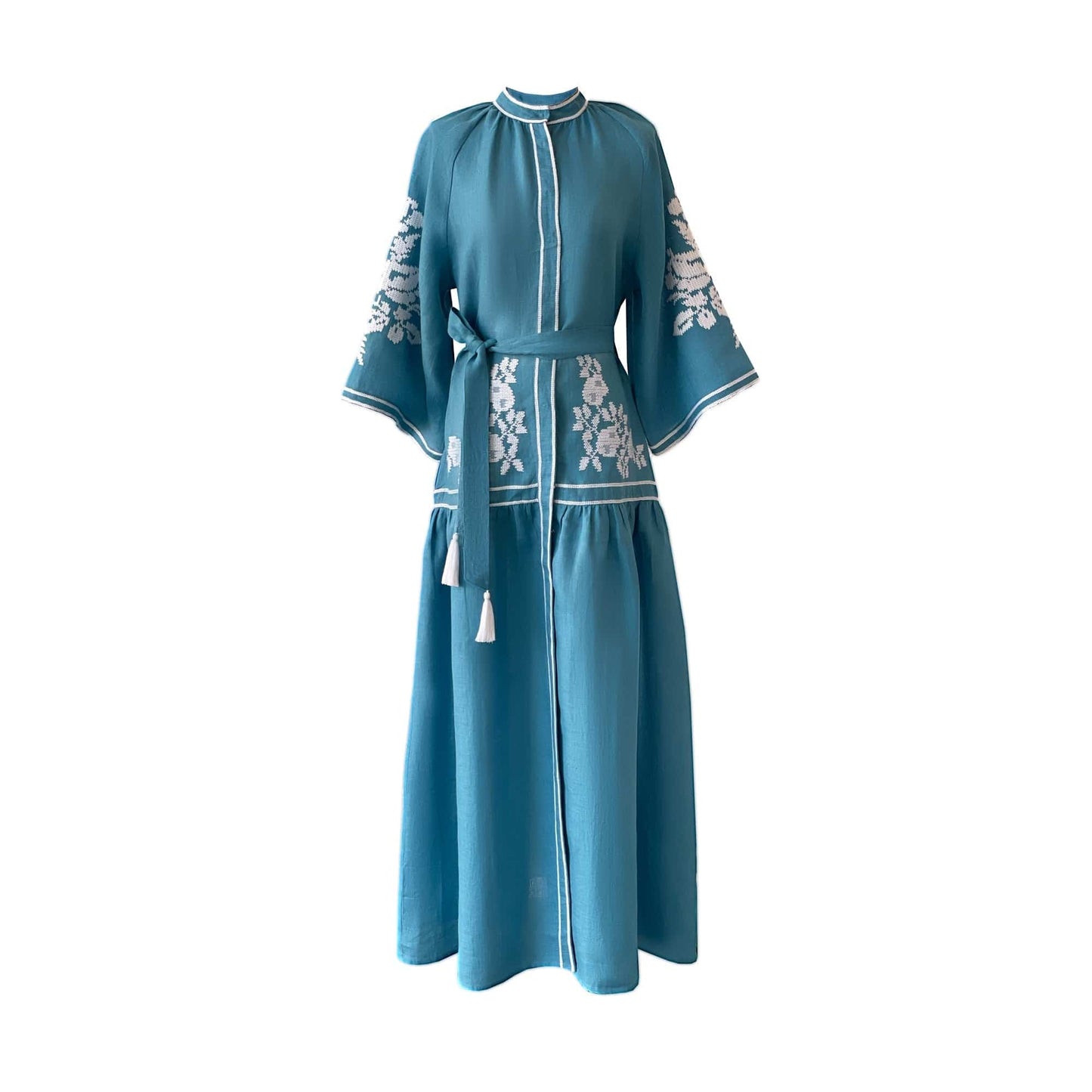 Robe cygne turquoise
