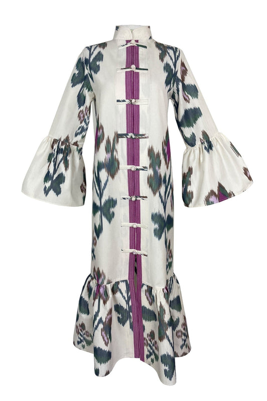 Robe à fleurs et dragon