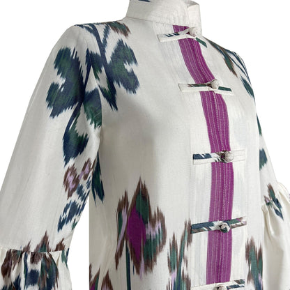 Robe à fleurs et dragon