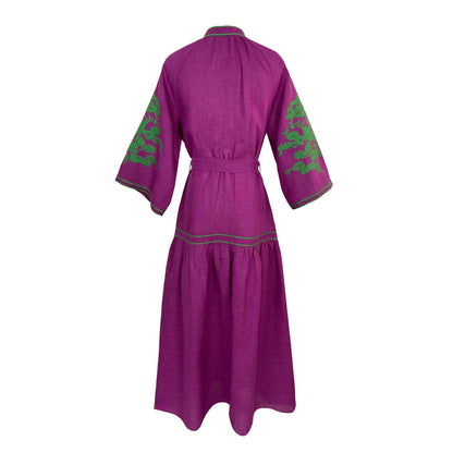 Robe cygne raisin