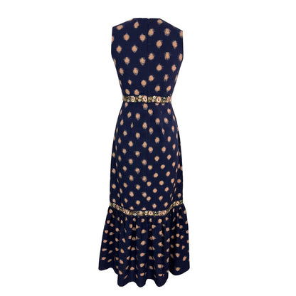 Robe à pois fleuris