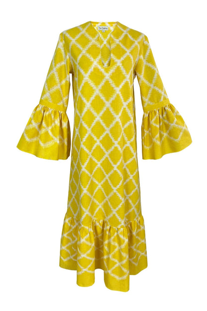 Robe à losanges jaunes