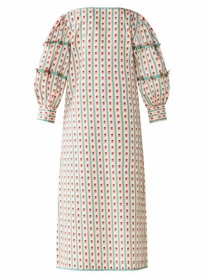 Robe Tara - Fleurs des champs de coquelicots