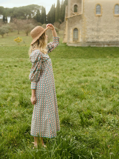 Robe Tara - Fleurs des champs de coquelicots