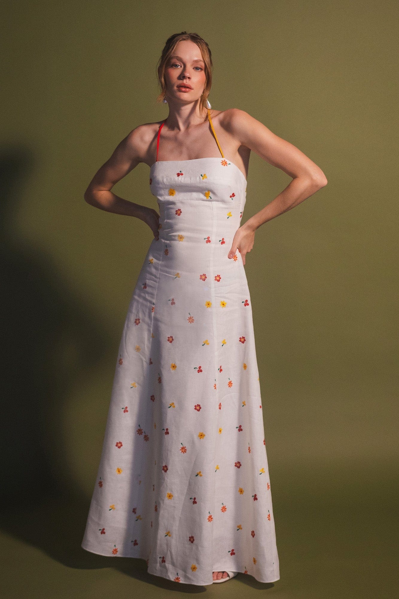 Robe arc-en-ciel aux tomates cerises