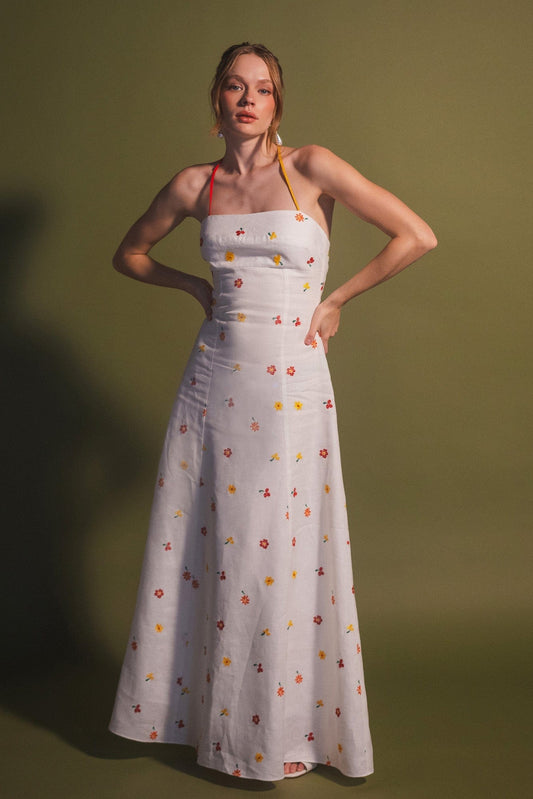 Robe arc-en-ciel aux tomates cerises