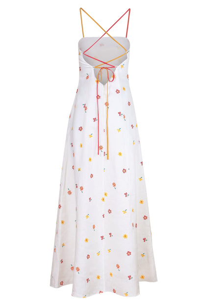 Robe arc-en-ciel aux tomates cerises