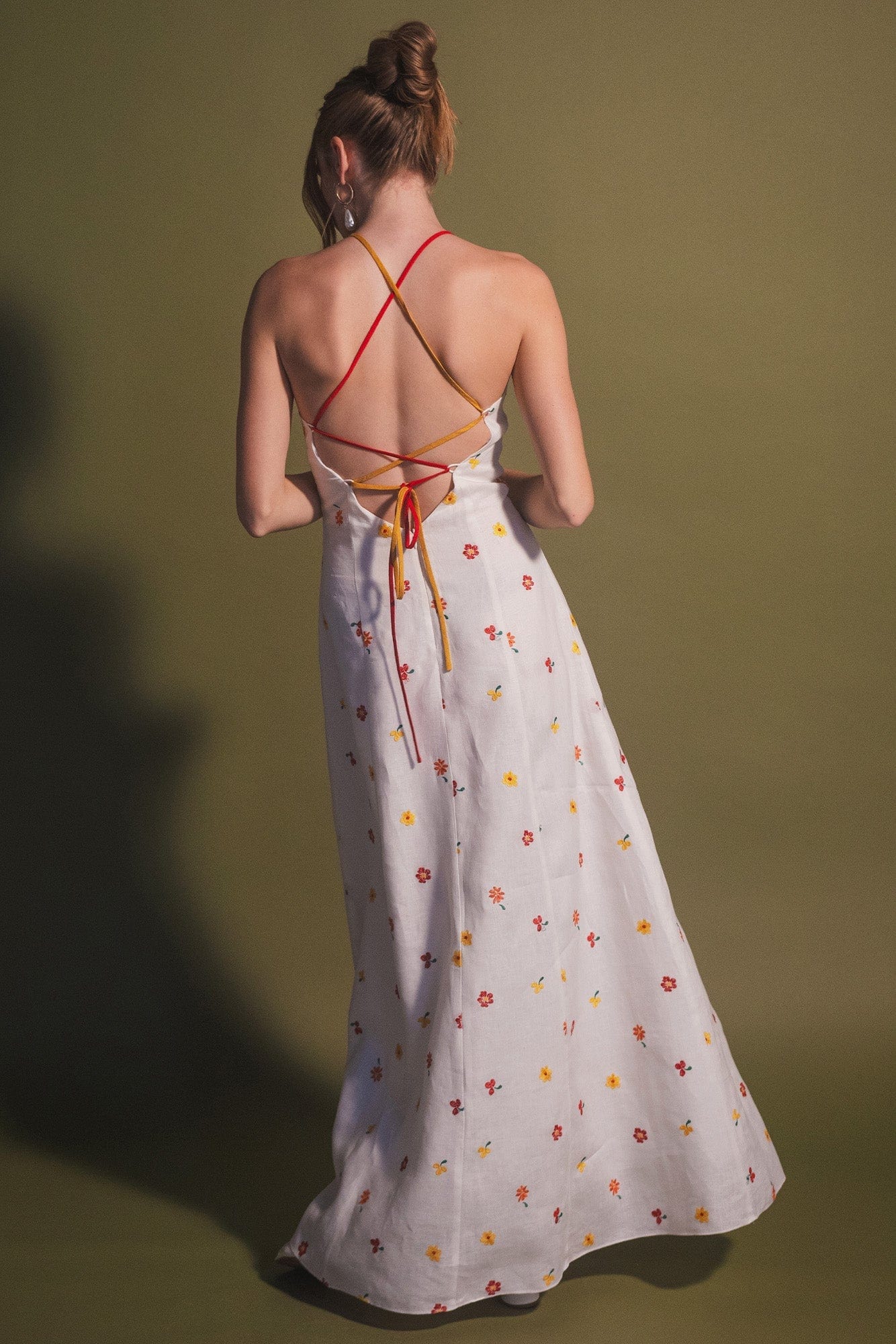 Robe arc-en-ciel aux tomates cerises