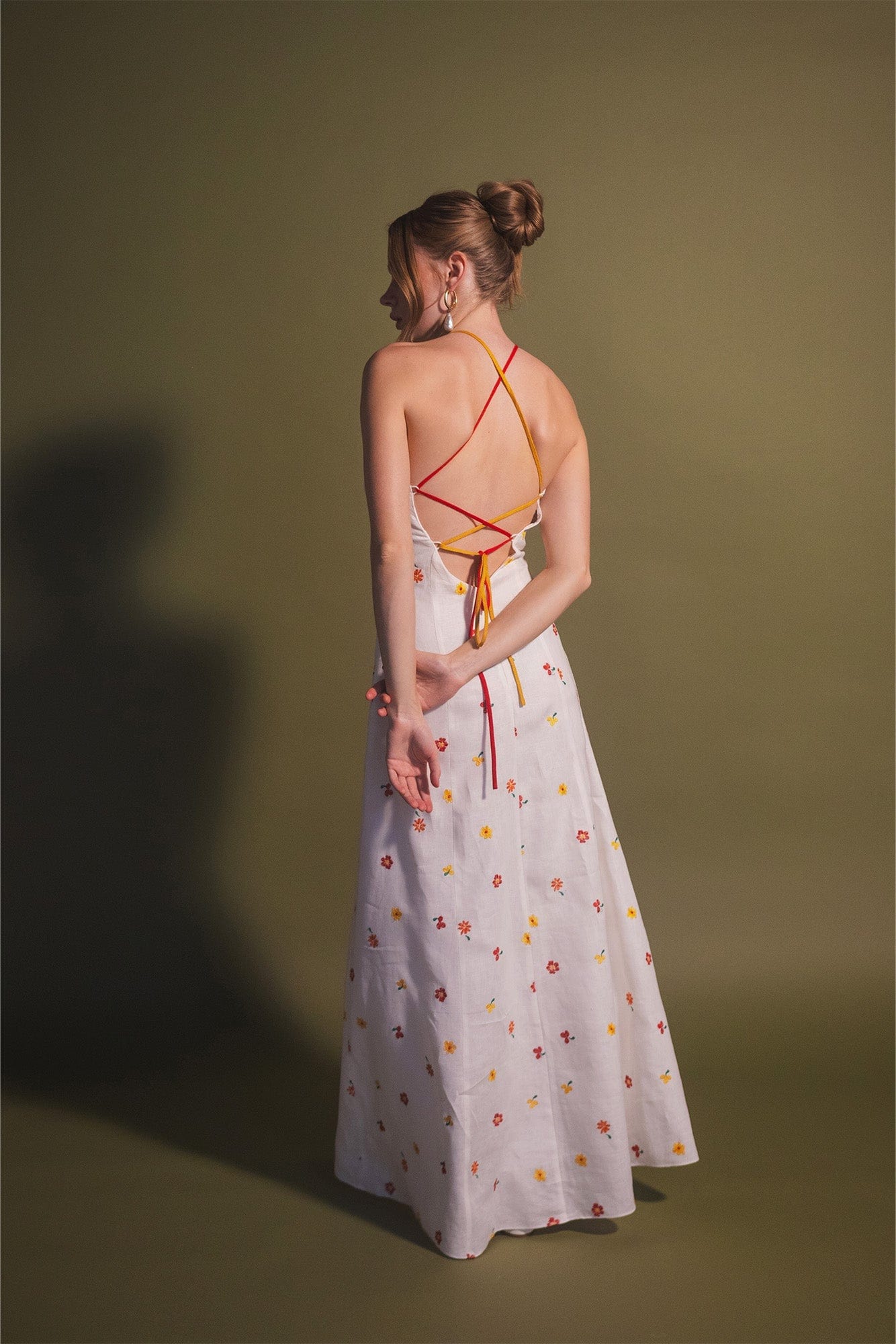 Robe arc-en-ciel aux tomates cerises