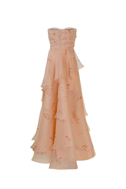 Jolie robe tulipe rose