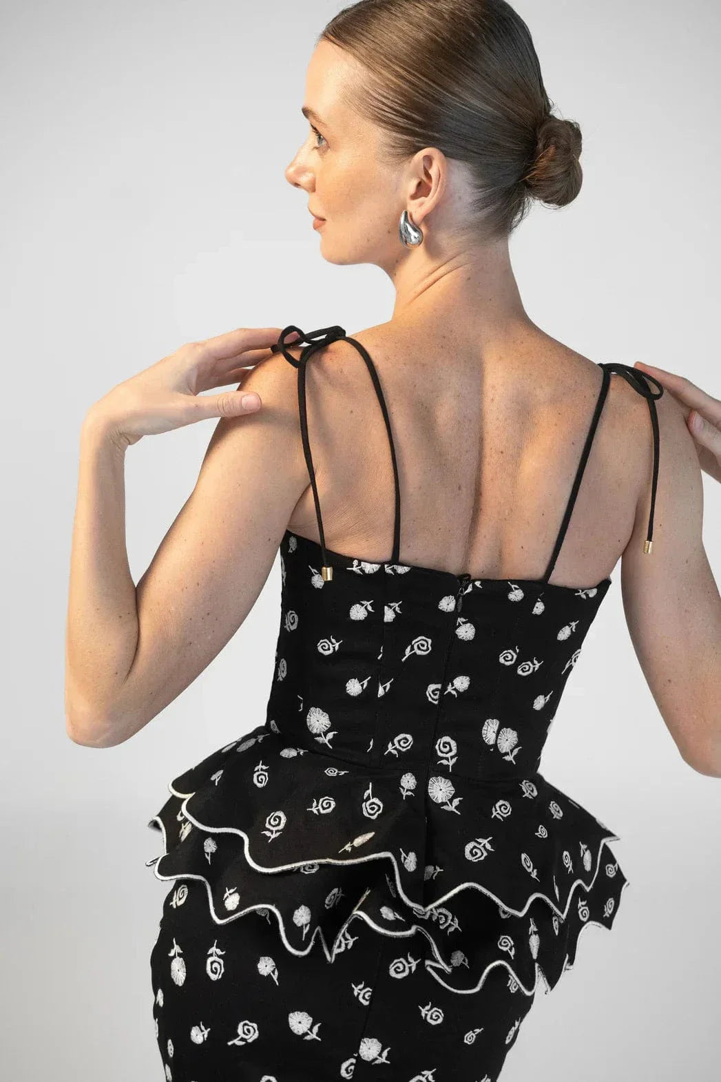 Haut péplum Rosita noir